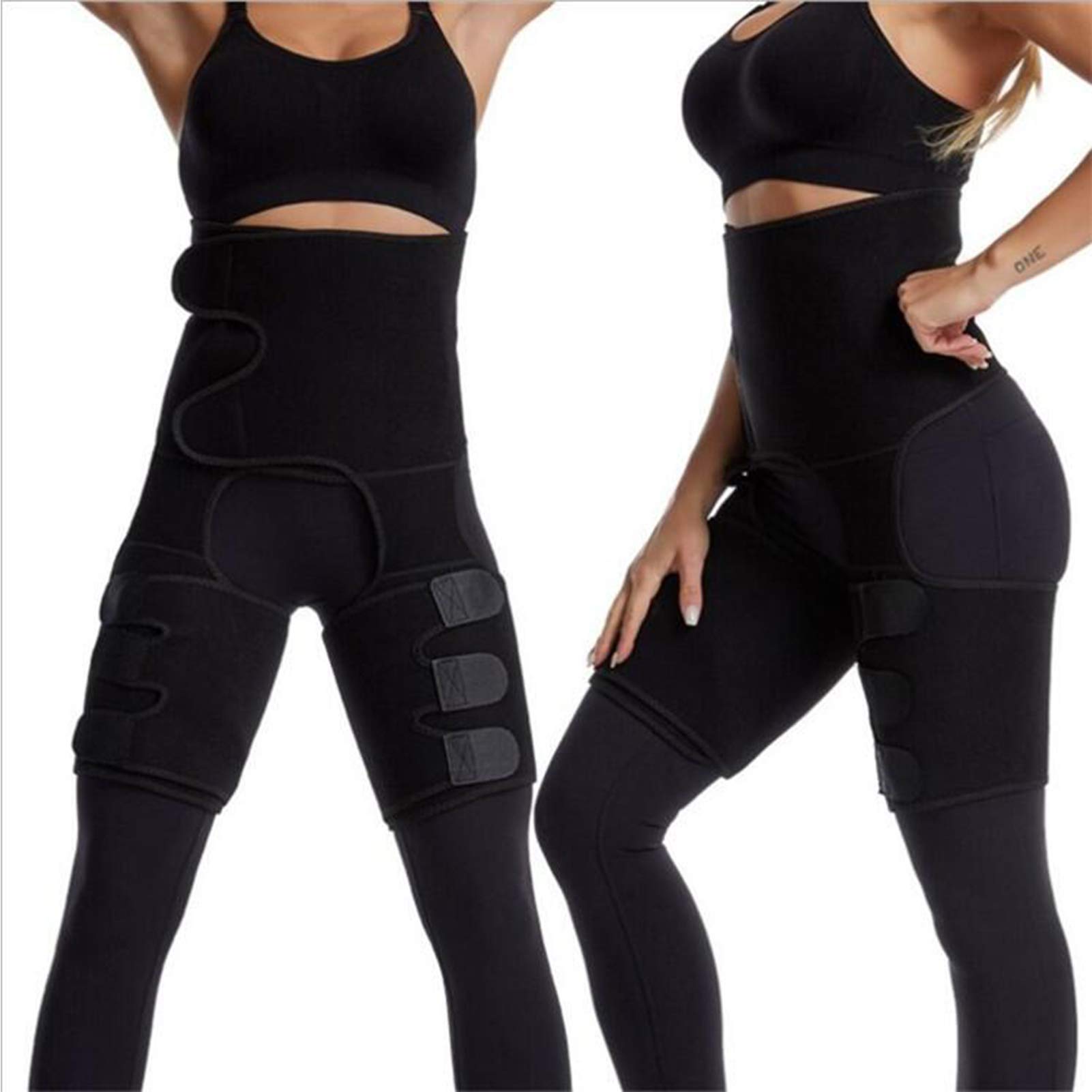 MBROS Soporte de Cadera para Muslo, Manga de Vendaje, Soporte de Ingle de Cadera para Hombres y Mujeres, Correa para Lesiones para tensión Muscular tirada para aliviar el Dolor de Cadera