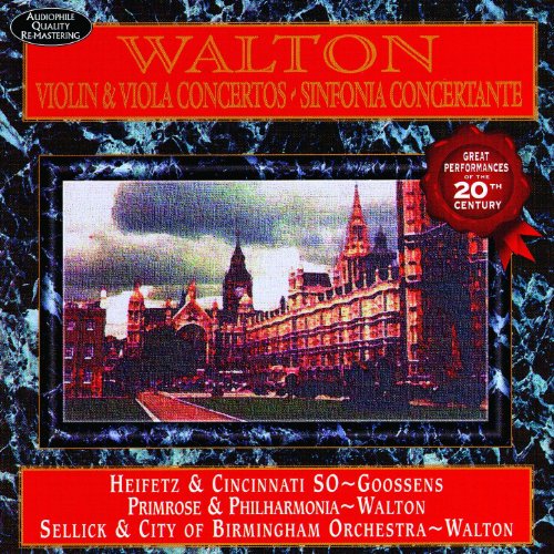 Walton Violin Concerto in b minor (original version); Viola Concerto
