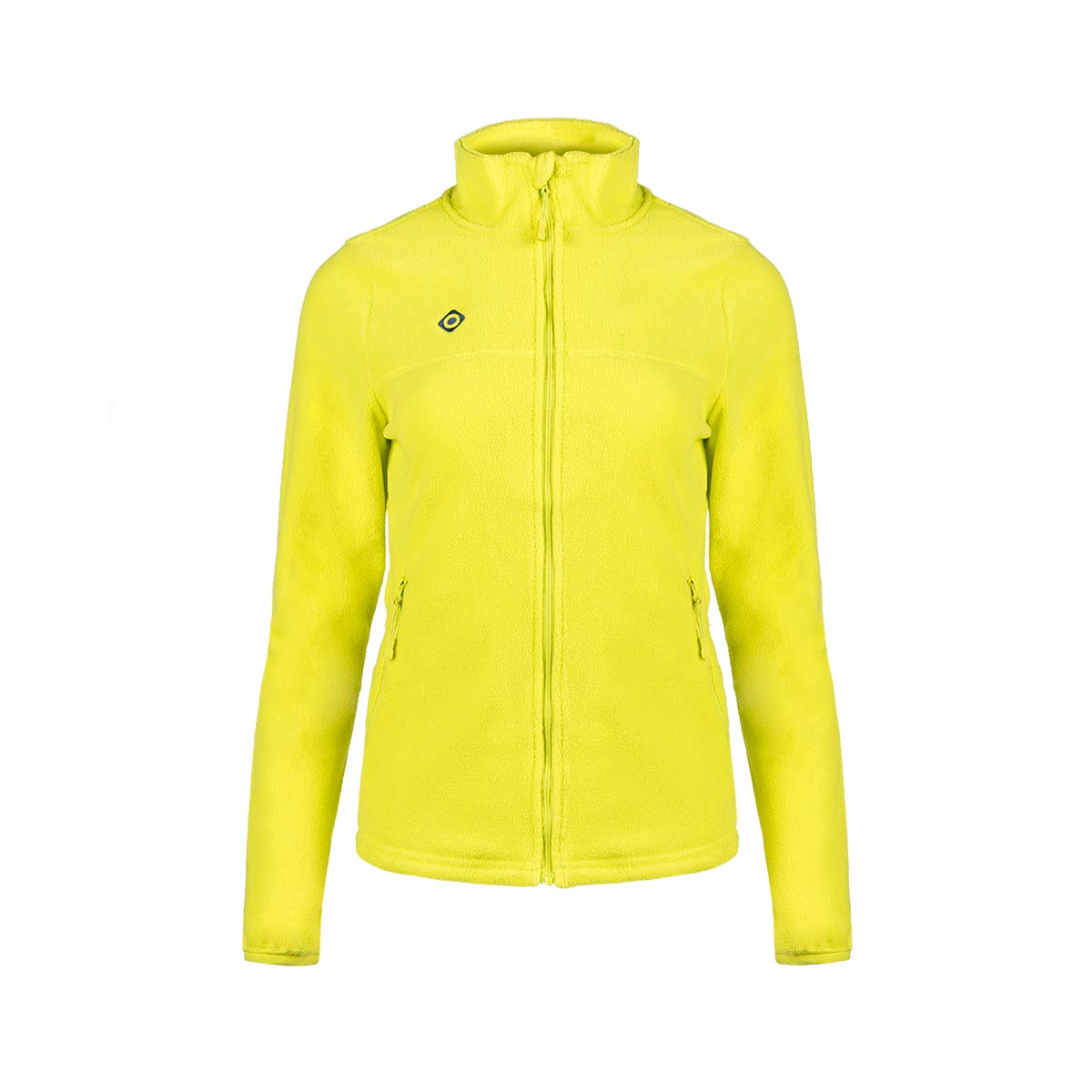Izas PADRU W Chaqueta de Forro Polar Deportivo para Mujer. Tejido Perchado, Cuello Alto y Bolsillos con Cremallera. Manga Sentada