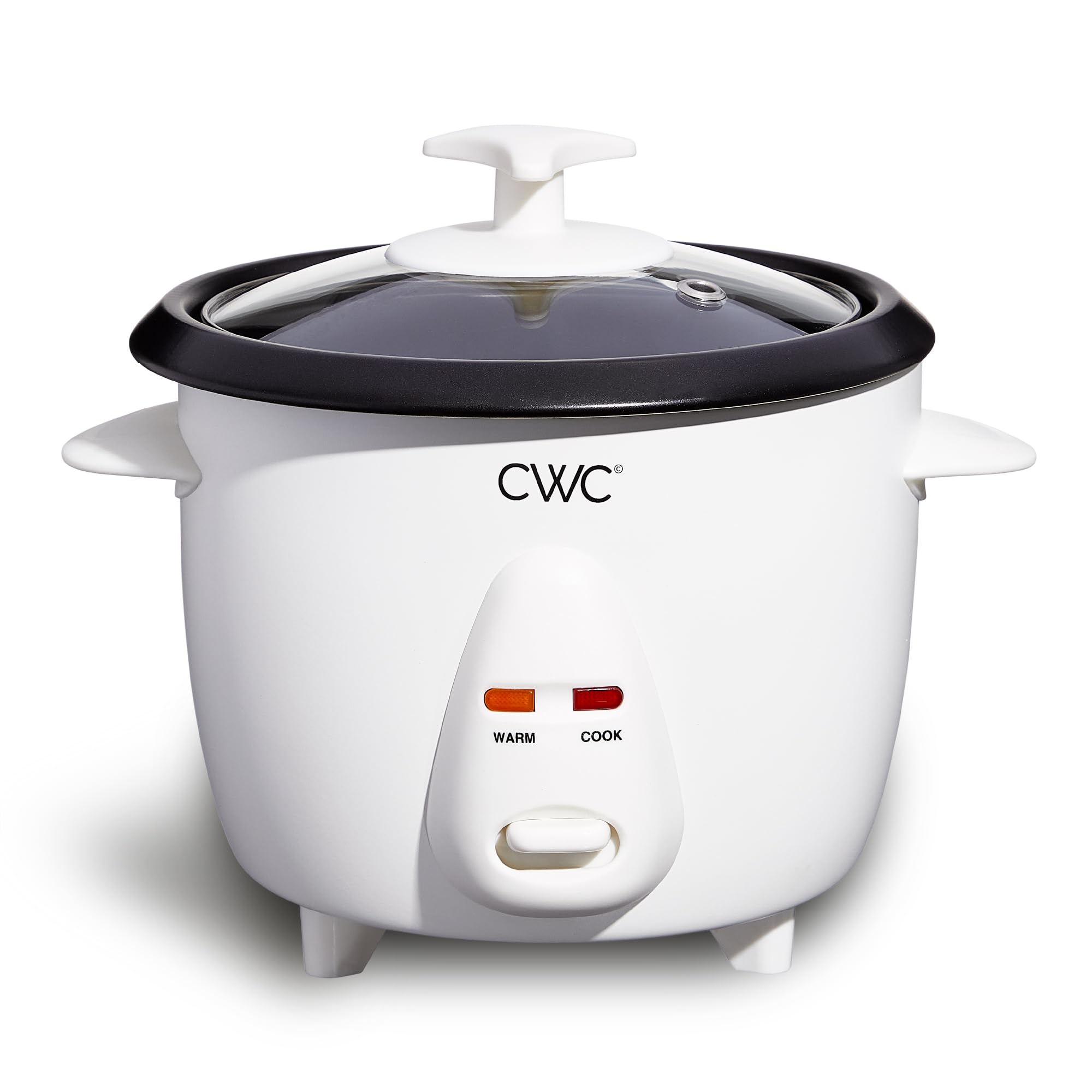 COOK WITH COLOR 6 Cup Rice Cooker 300W - Effortless Cooking and Perfectly, Cooks 3 Cups of Raw Rice for 6 Cups of Cooked Rice, Cream