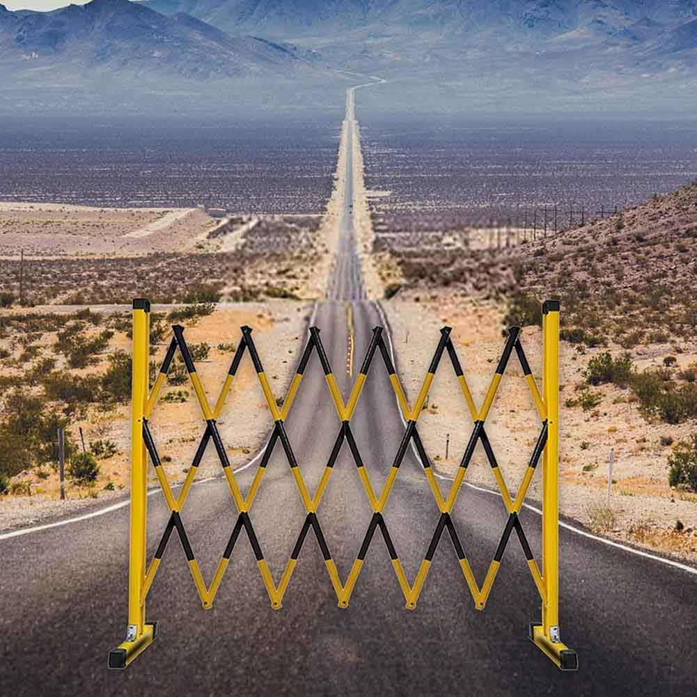 Barrière de sécurité pliable pour sécuriser les zones de travaux et événements