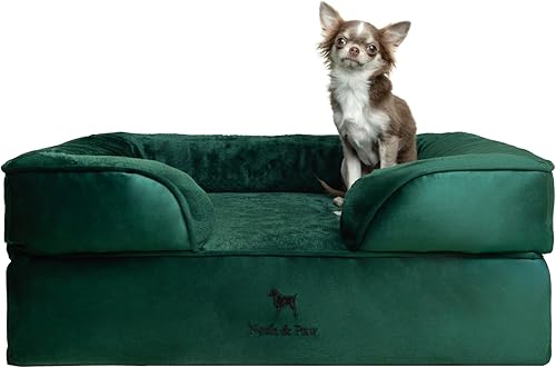 Miniatura 21 de NOAH & PAW Cama para Perros, 28 x 23 x 11 pulgadas, Camas Ortopédicas para Perros para Mascotas de Tamaño Mediano, Espuma Viscoelástica Eggshell con