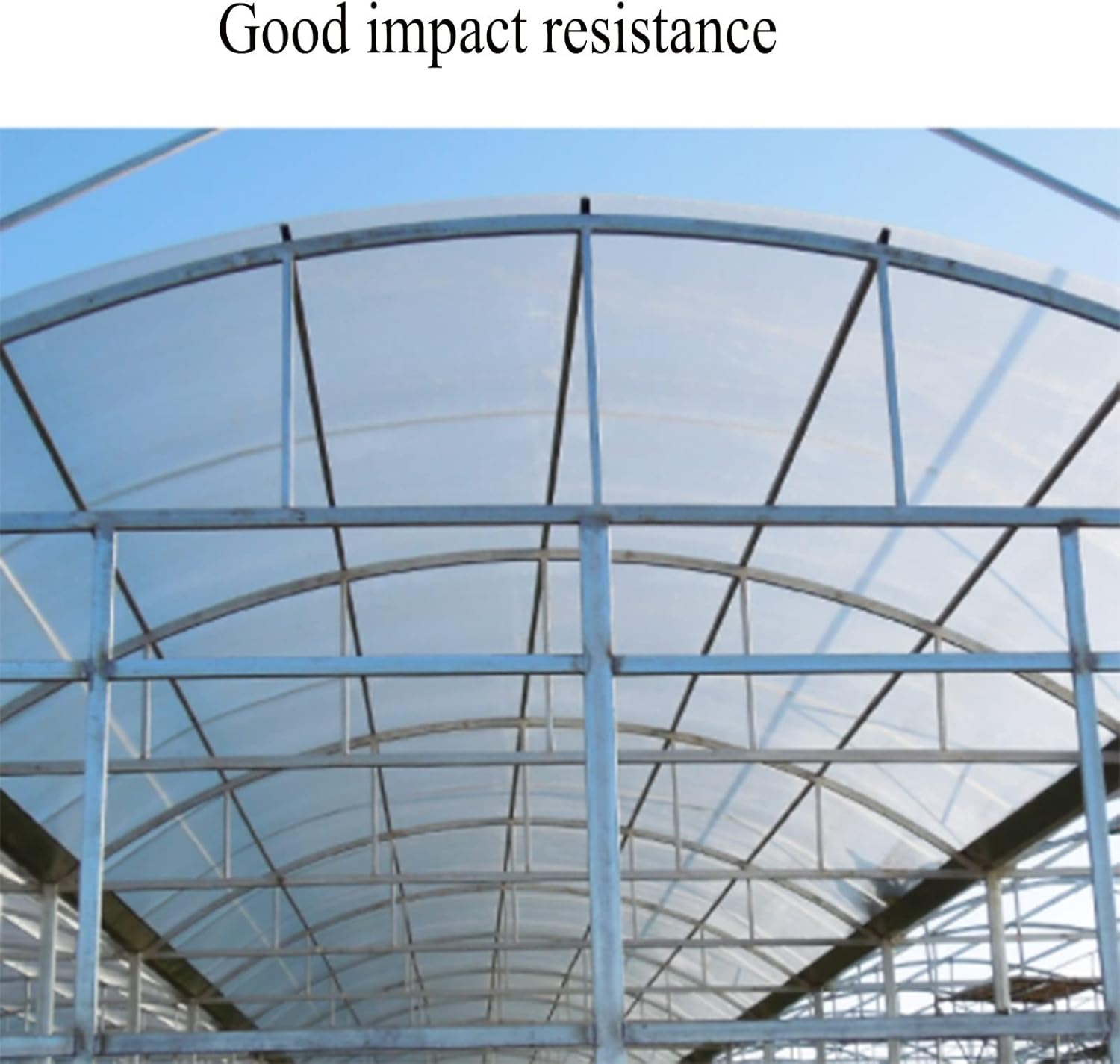 LFFH Polycarbonate Roofing Sheet, 1mm Glassfiber Panel Rainproof Daylighting Panels Clear Roofing Panels for Greenhouse Greenhouse (Color : Clear, Size : 1x30M)