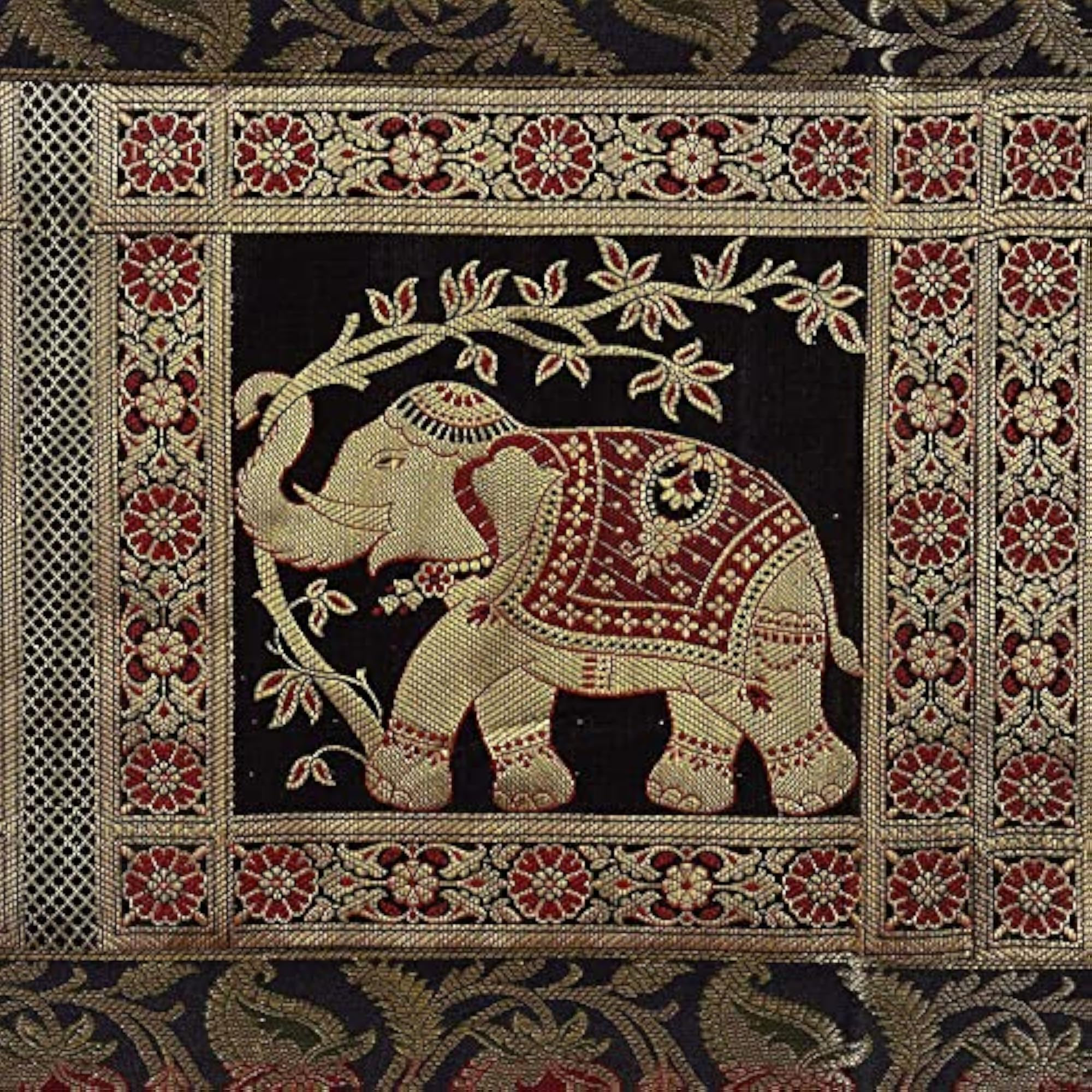 Silk Dining Table Runner Brocade Jacquard