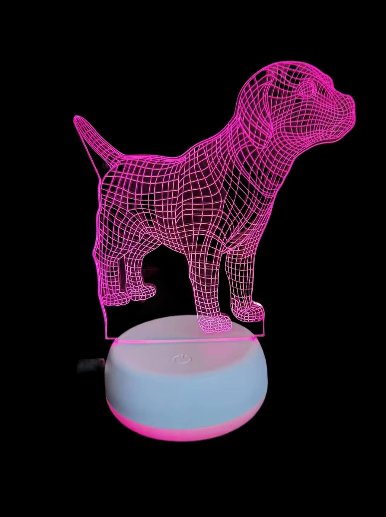 Holograma Ilusión Que Cambia De Color Lámpara De Luces De Navidad Proyector 3d I