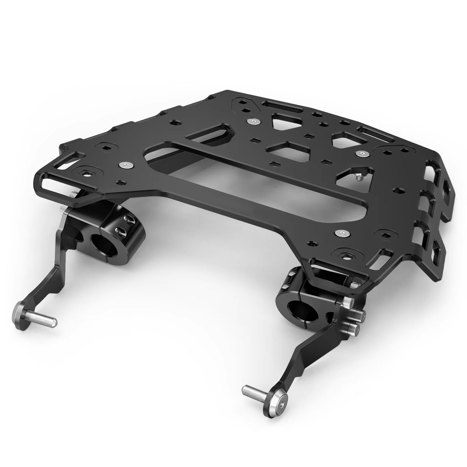 MESKEL Porte-Bagages Arrière Porte-Bagages Arrière pour Moto pour Ducati pour DesertX 2022 – 2025 pour Desert X pour Rallye Plaque Supérieure en Aluminium Rails Latéraux