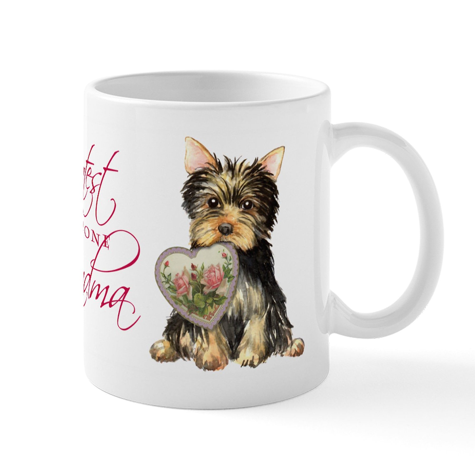 CafePress Yorkie Grandma Mug 11 oz (325 ml) Ceramic Coffee Mug
