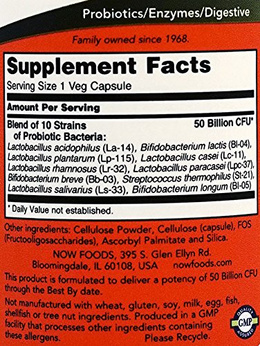 Probiotic-10™ 50 Billion - 50 Veg Capsules (Pack Of 3 Bottles) #TOP1