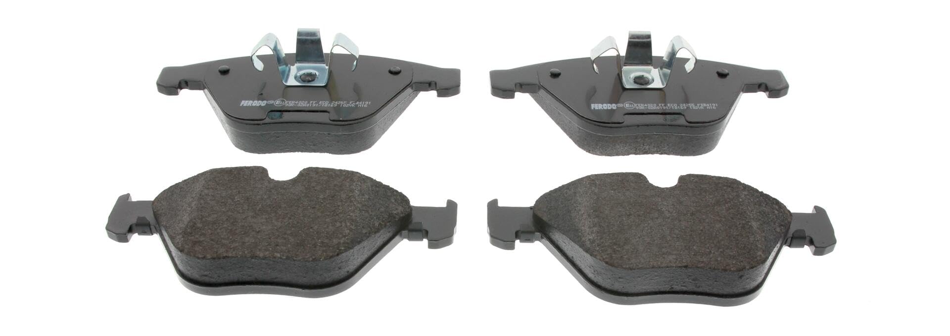 FERODO Juego de pastillas de freno Delantero preparado para indicador de desgaste sin accesorios FDB4191 Juego de pastillas de freno Compatible con BMW 3 Touring E91 3 Sedán E90 3 Coupé E92 X1 E84
