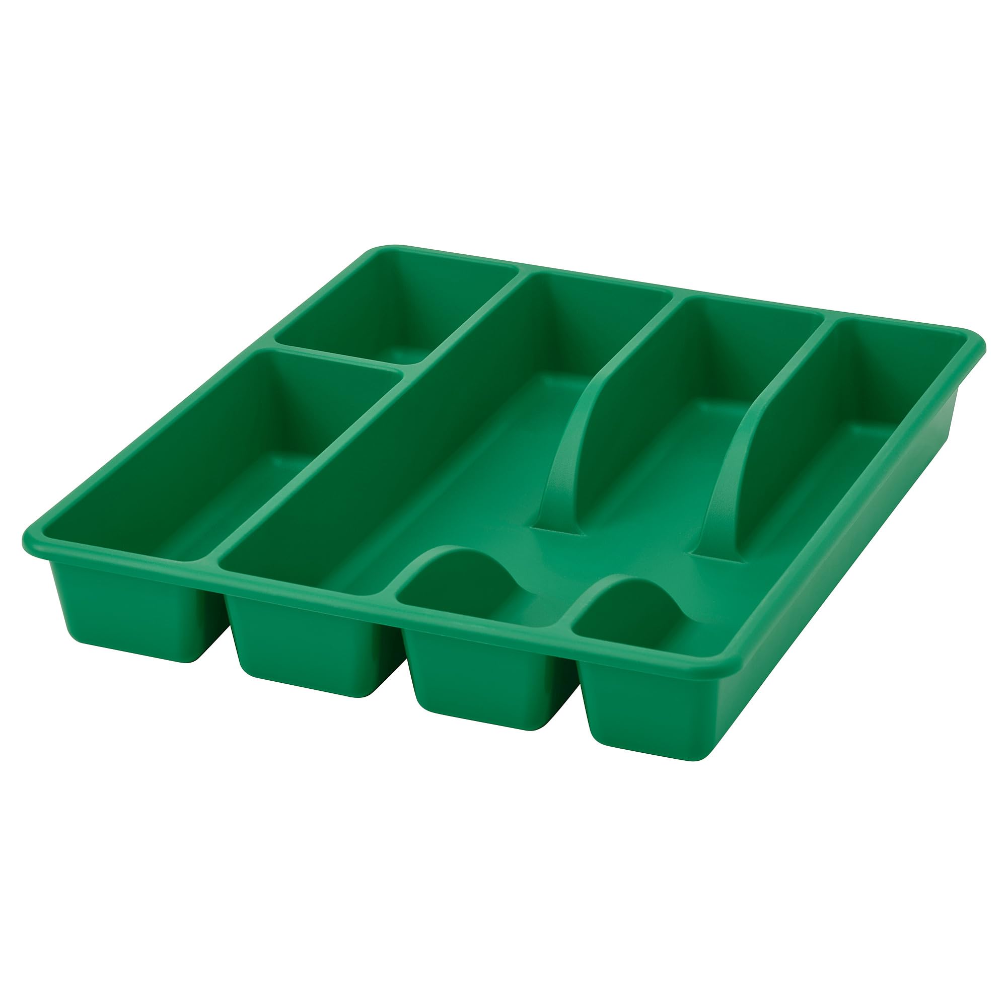 Range-couverts SMÄCKER vert vif de 31x26 cm pour une cuisine ordonnée et colorée