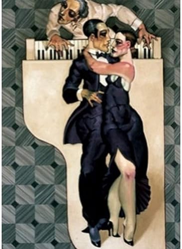 Buyartforless Dance on White Piano por Juarez Machado 20x16 Impresión artística Danza Música Romance