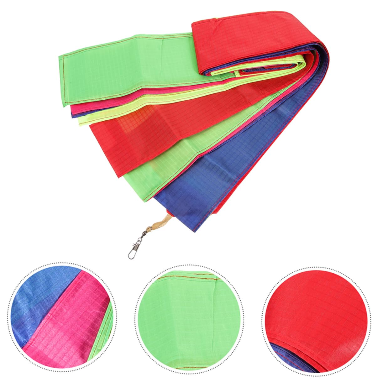 BESPORTBLE 3sets Kite Tube Tail Kit Kite Decorating Kit Tail Streamer Flying Decor 2pcs*3