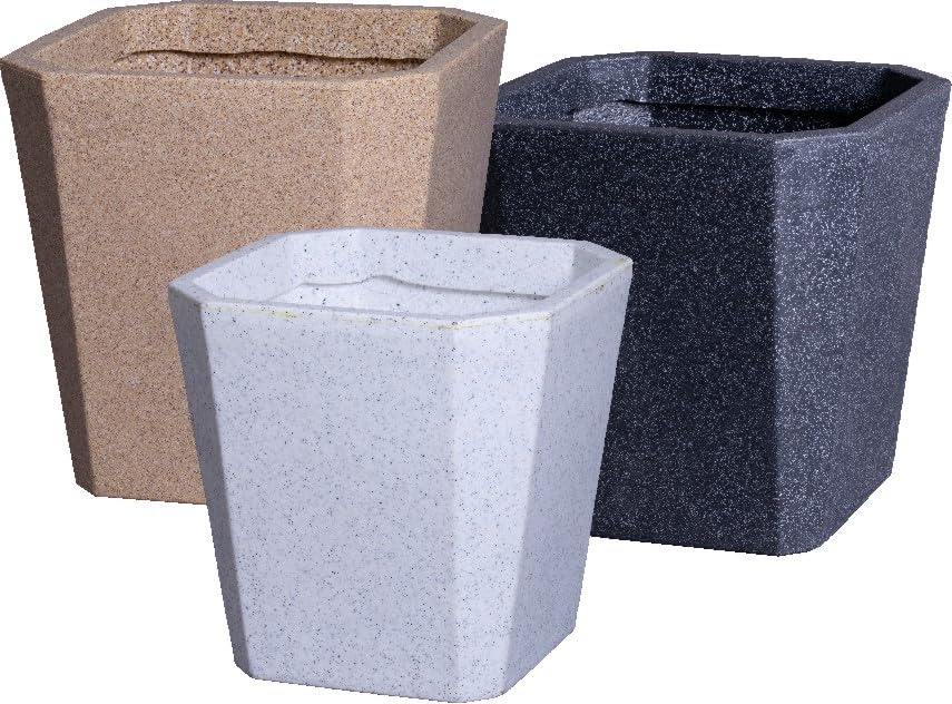 GAMLA BY GTC Plastic Marble Look ROTO Moulding ROTO Octa Planter Suitable for Home, Gardens, Hotels and Resorts (12inch) Marble White (B0CC2NKBQP) Amazon Price History, Amazon Price Tracker