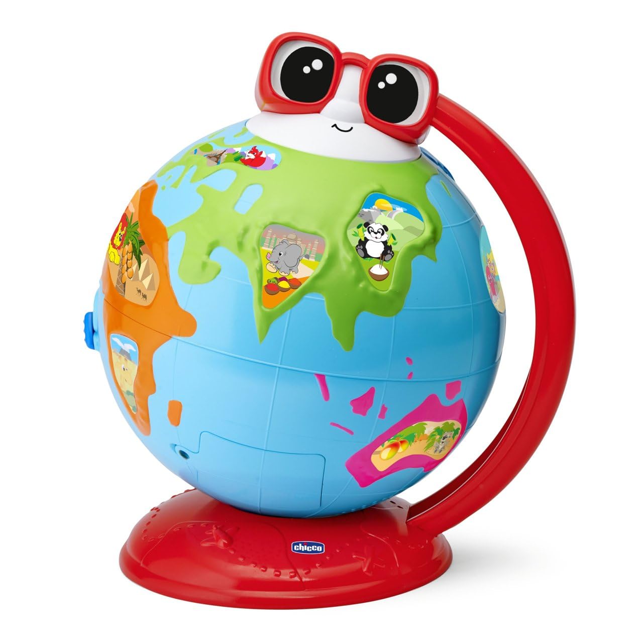Chicco Palloncino Terracheo, Giocattolo Educativo Parlante, Per Imparare Geografia, Musica e Curiosità del Mondo, Flora e Fauna, +300 Frasi e Concorsi Canzoni, Metodo Montessori