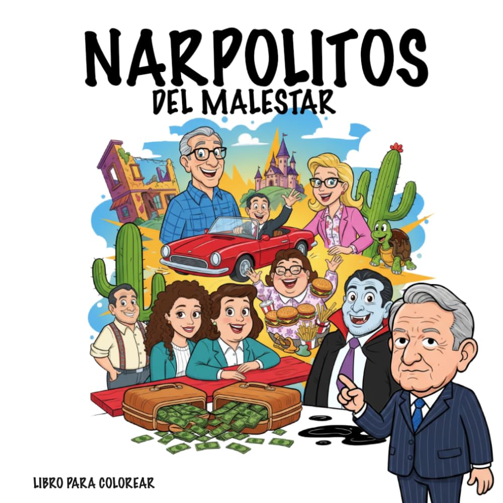 Narpolitos del Malestar: Una aventura guinda para colorear