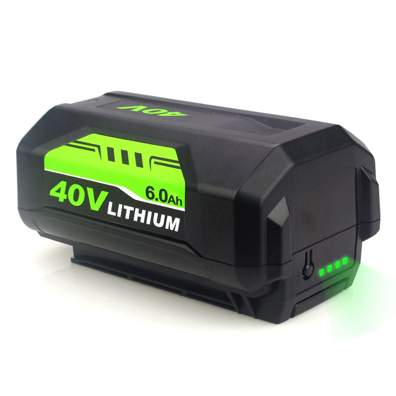 Upgraded to 6.0Ah OP4026 40 Volt Replacement Battery Compatible with Ryobi 40V Lithium Battery OP405
