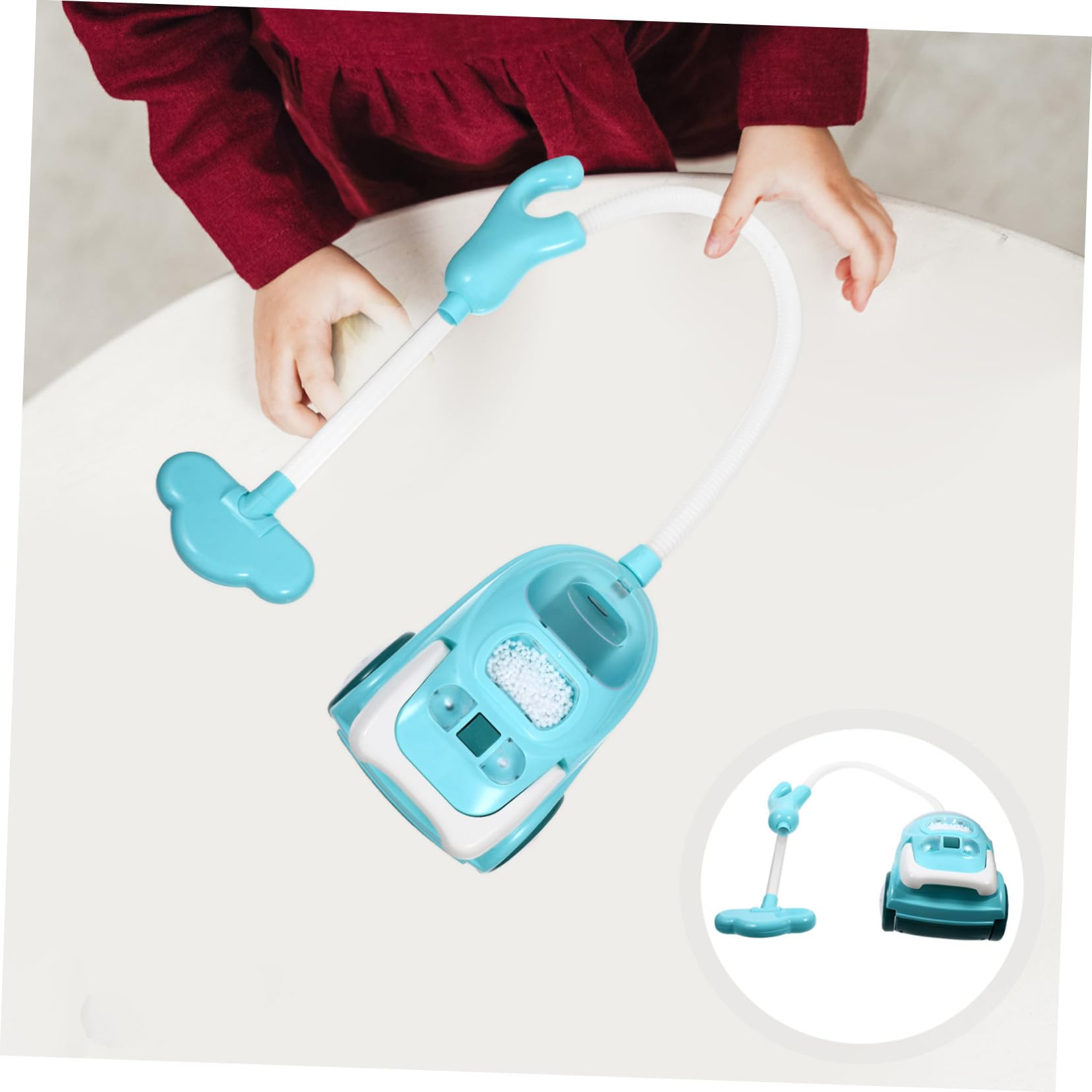 Aspirapolvere Educativo per Multifunzione in Abs Leggero e Regalo per Sviluppo Manuale e Colore Casuale
