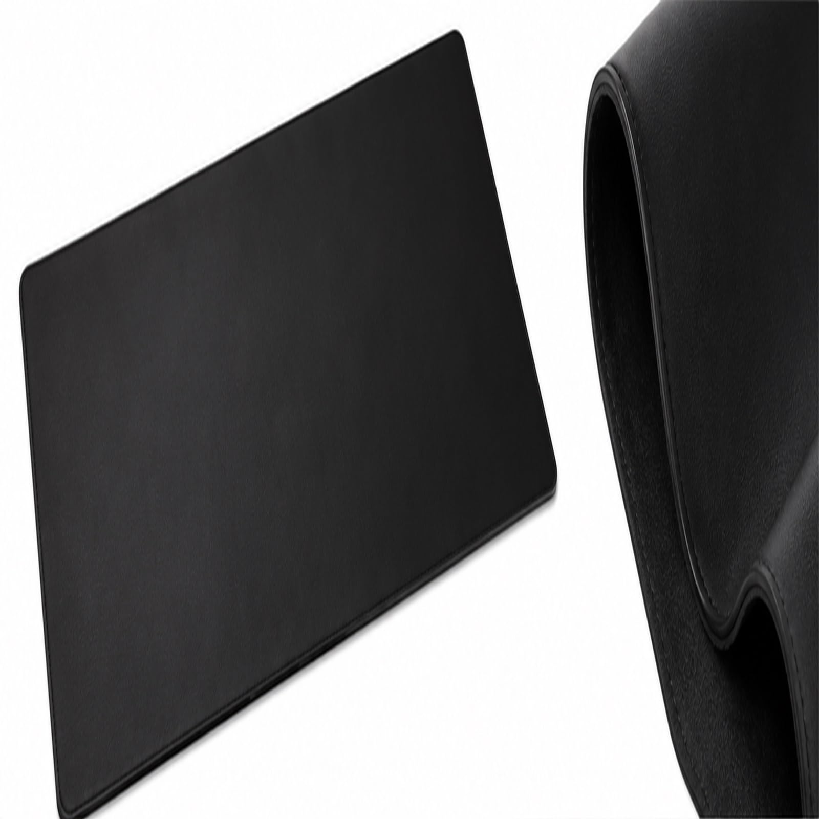 Grande Desk Mat da Scrivania, Tappetino Mouse XXL per Tastiera e Mouse | Protezione Tavolo Computer Premium, Superficie Impermeabile Liscia Antiscivolo per Ufficio Casa Gaming(Black,90x40cm)