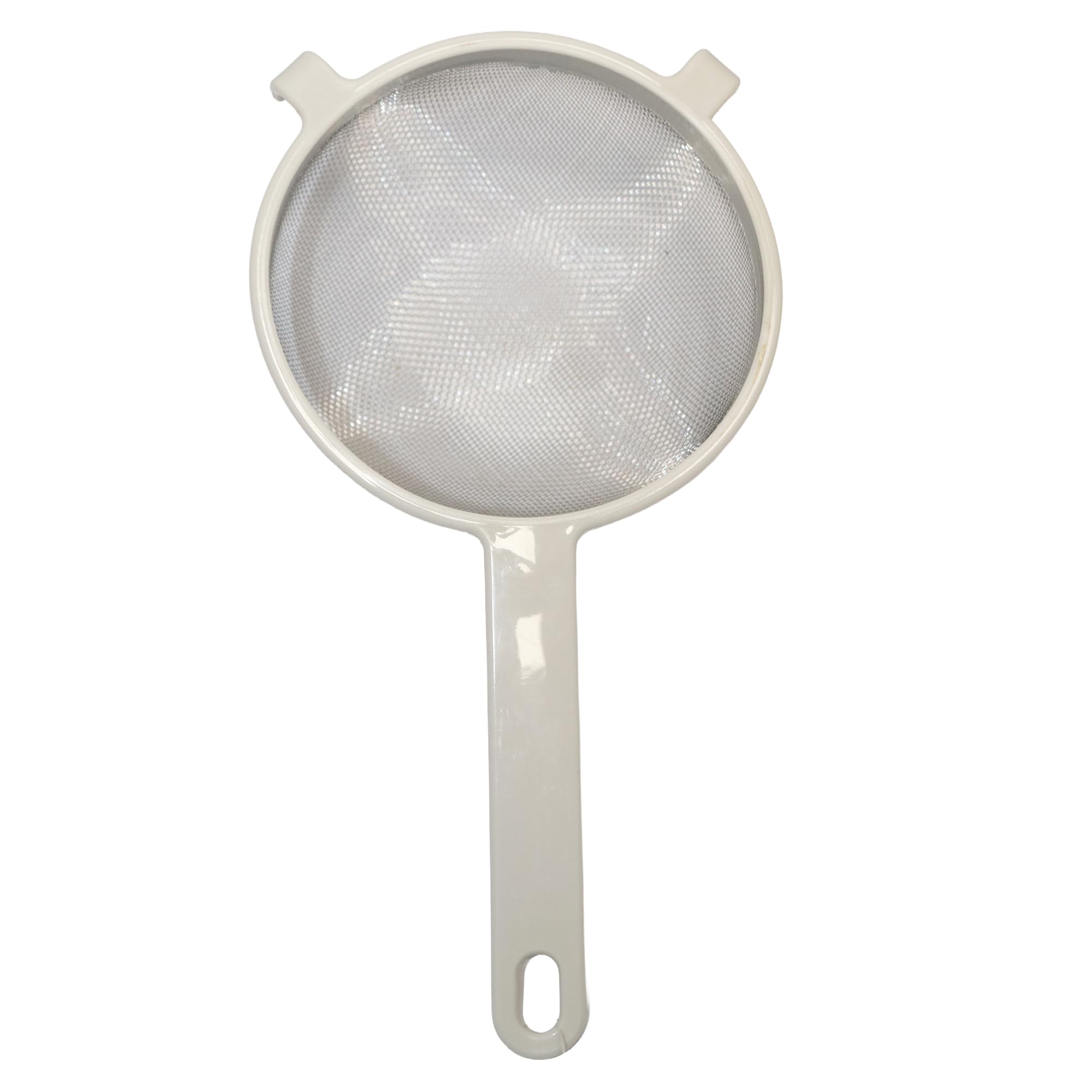 Kitchenette Stainless Steel Fine Mesh Kitchen Strainer Colander, White