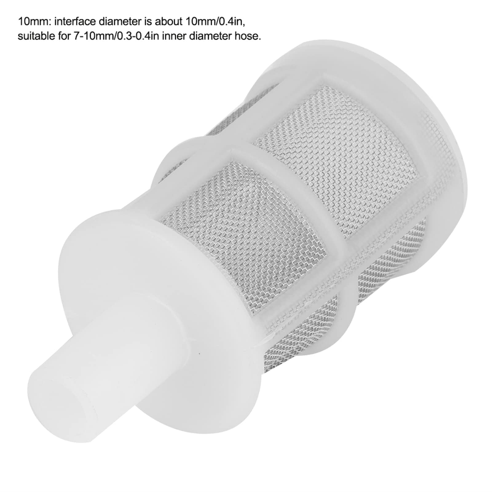 Kit de Filtration pour Pompe à Eau d'Aquarium, 10 Pièces, Crépine et Filtre pour Tuyaux 7mm et 10mm