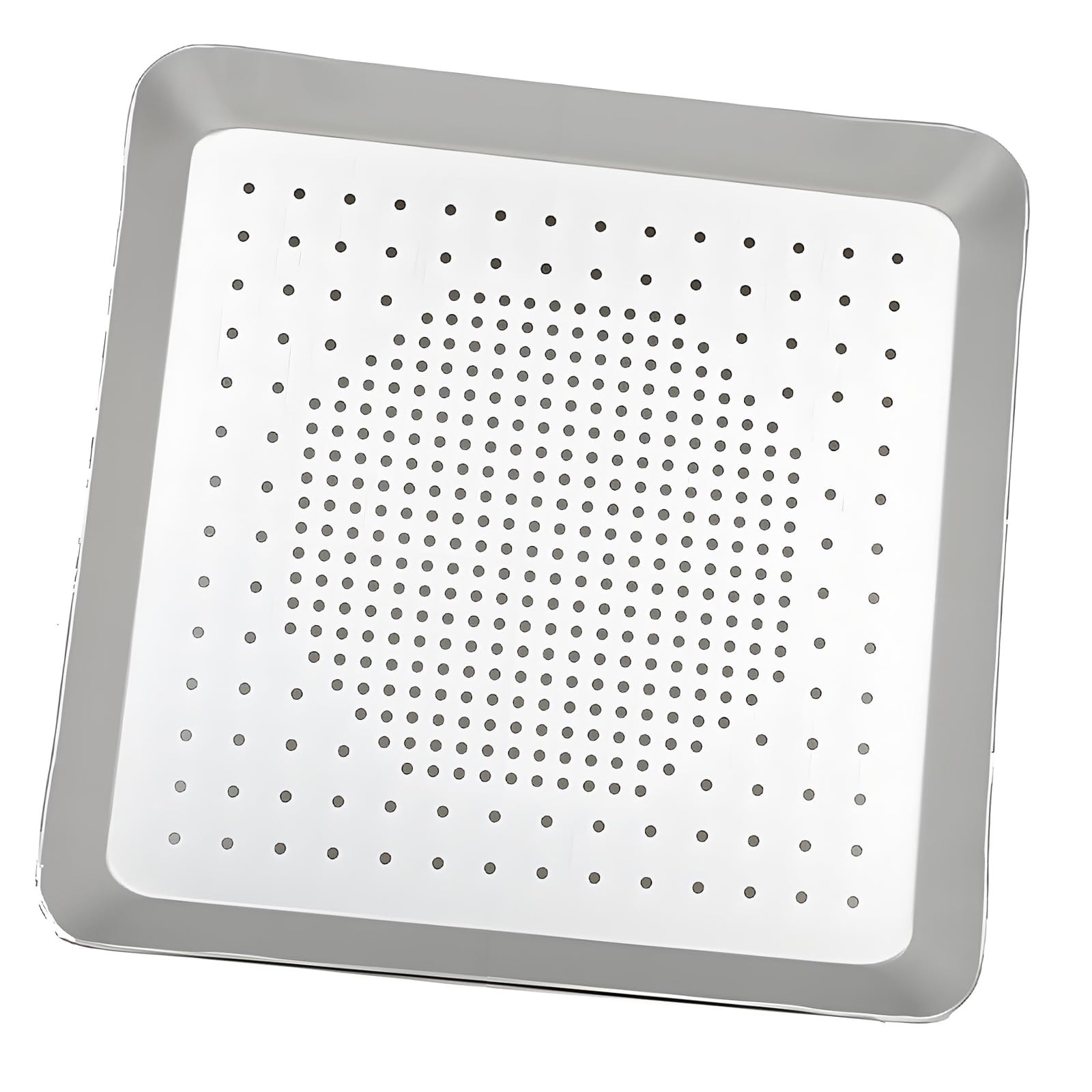 Tsophreniq Nonstick Aluminum Alloy Pizza Pan Square Shape Baking Tray Perfect for Homemade Pizzas Breads and Pastries Square Baking Tray