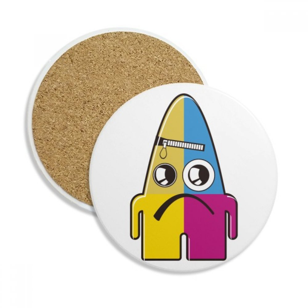 Coaster en céramique univers et alien pour protéger votre table basse lors du café