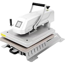 Heat Press Machine 16x20 Inch Automatic Open Clamshell Vinyl Heat Press Machine, Digital Sublimation Transfer Printer for T-Shirts and Apparel, 1600W