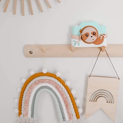 Miniatura 7 de Kidamento Cámara digital y videocámara de video para niños con pantalla táctil, carcasa de silicona suave, tapa de lente desmontable, tarjeta de