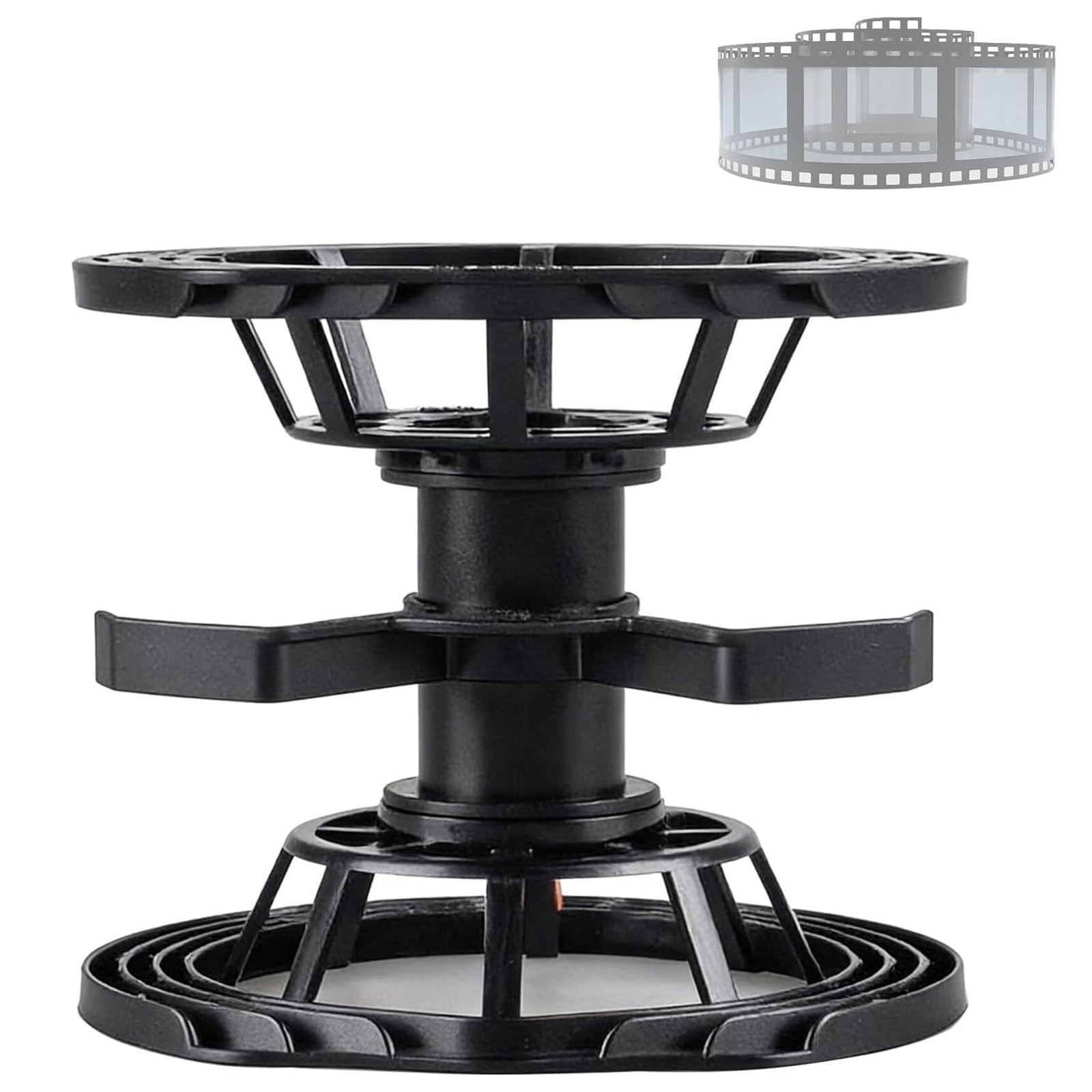 Eiwitany Spiral Reel Film Holder Kit for 4x5, 5x7, 8x10 Sheets - Durable Processing Accessories for Photographers & Hobbyists (PL45)