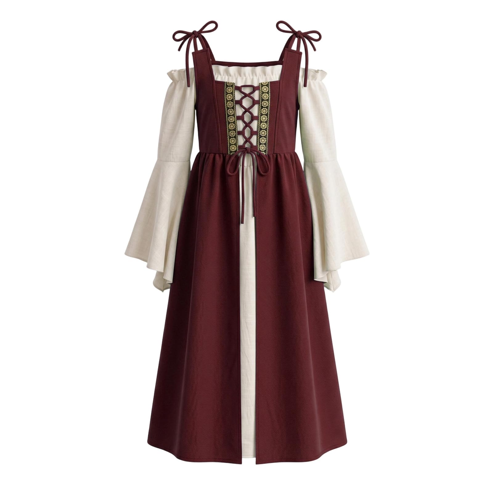 Cosplay medievale per bambini per spettacoli e festività: elegante abito da cortile per bambini e principesse