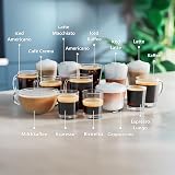 PHILIPS Expresso broyeur Série 5500 – 20 Boissons Chaudes et Glacées, Carafe LatteGo facile à nettoyer, 40% plus silencieux grâce à SilentBrew, QuickStart, Machine à café grain Noir/Argent(EP5544/50) - 2