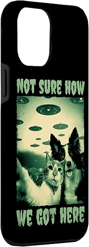 Miniatura 3 de iPhone 15 Pro Max Funny Animals Dog Cats And Aliens Case