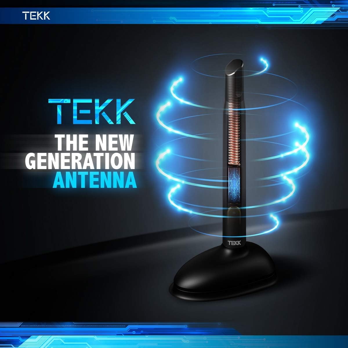 Tekk Antena corta compatible con Tundra 1999-2026, diseñada para una recepción optimizada de FM/AM, 4.8 pulgadas