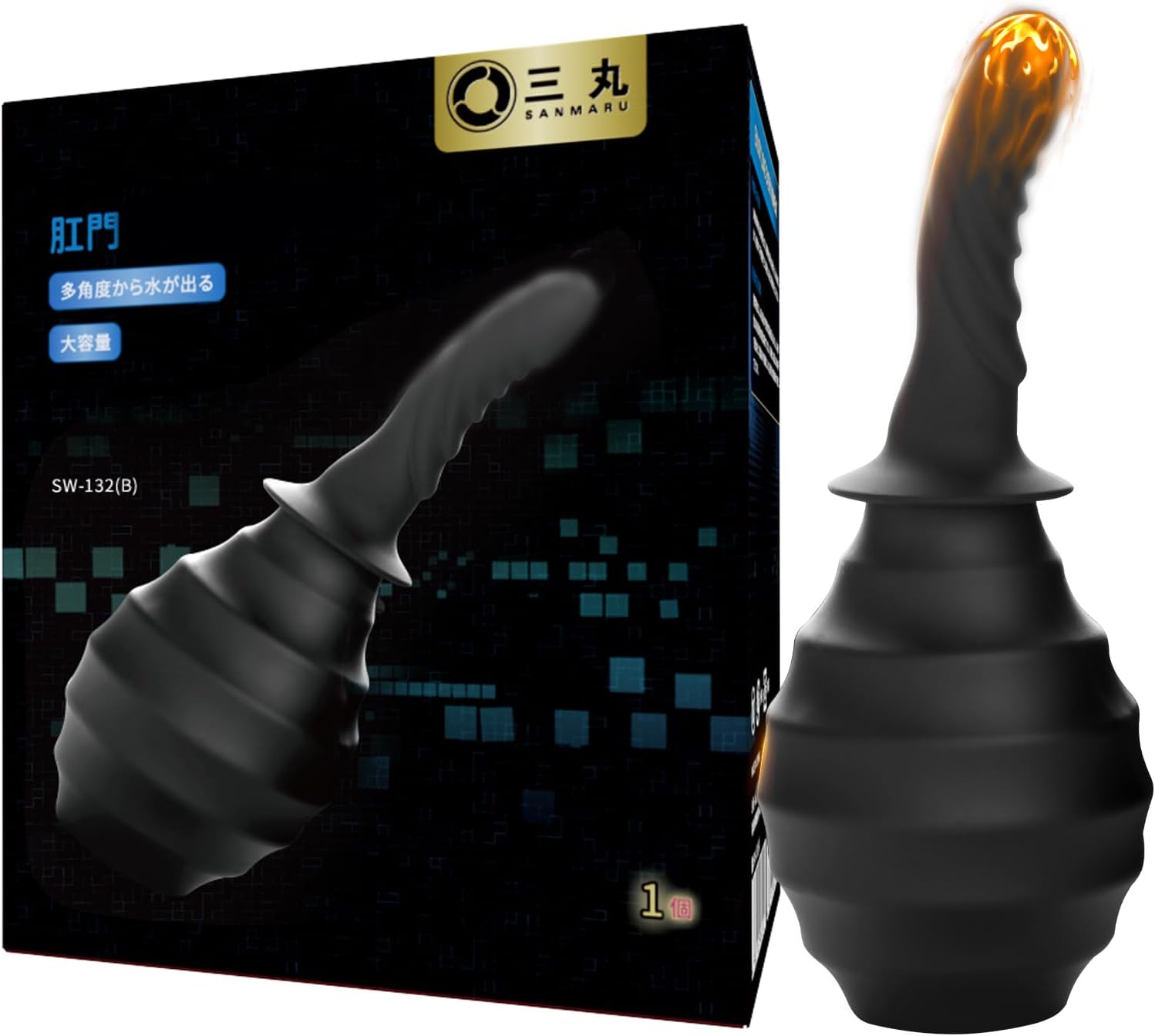 【国内ブランド】三丸 浣腸器 アナル洗い 手動ポンプ式 浣 腸器 男女兼用 洗浄器具 ローションなし シリコン製 ブラック(SW-175) 【国内ブランド】三丸 浣腸器 アナル洗い 手動ポンプ式 浣 腸器 男女兼用 洗浄器具 ローションなし シリコン製 ...