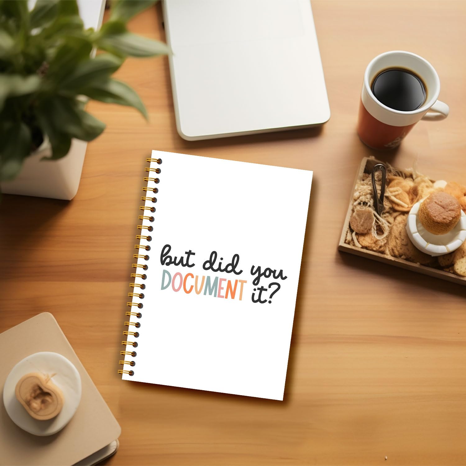 Guymn But Did You Document It Work Notebook Journal, Funny Office Notebooks for Work, Sarcastic Office Gifts for Coworkers, Humor Coworker Hardcover Spiral Notebooks 5.5x8.3 Inch image 4