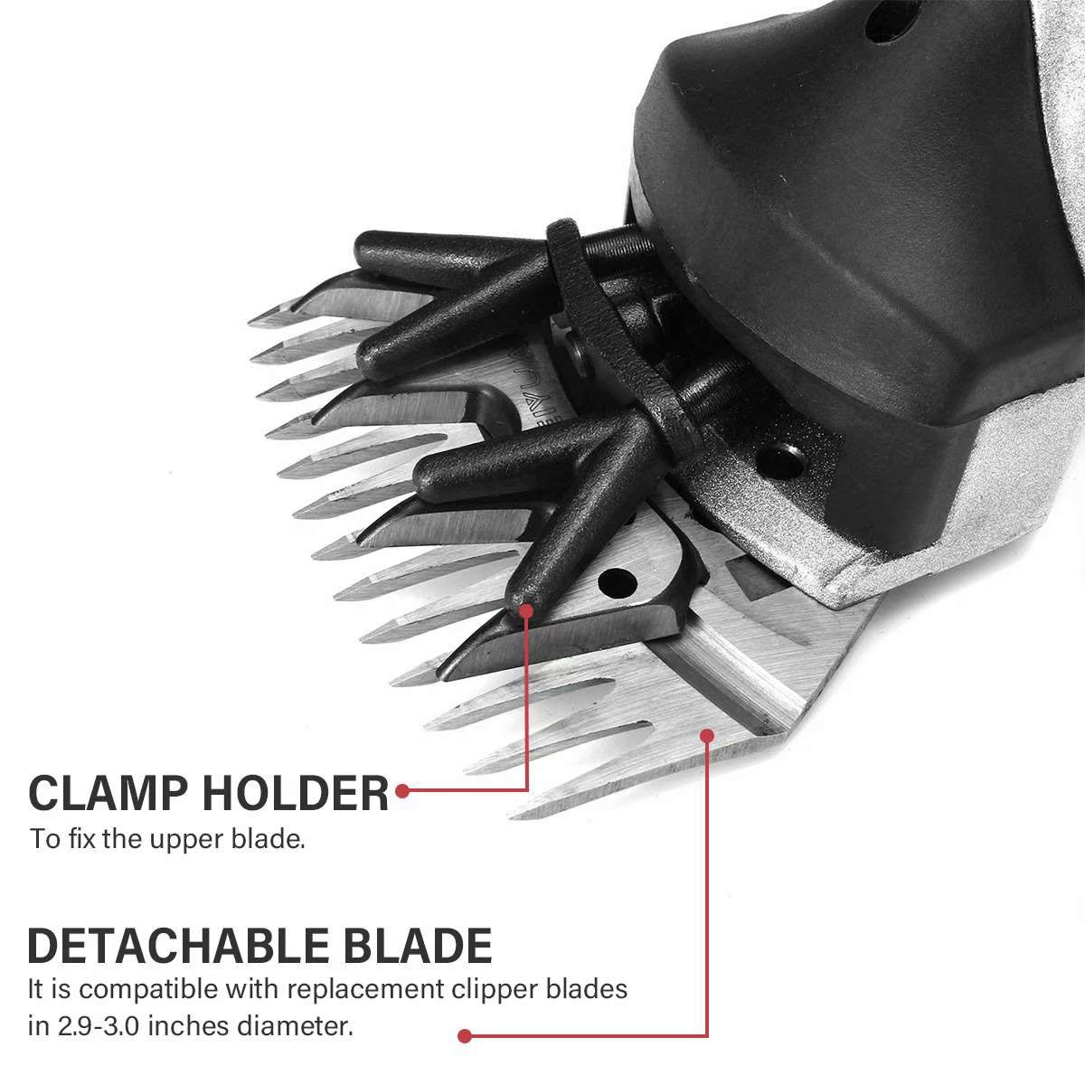 DYTWXG 1080W 220V Tosatura elettrica Clipper Shear Sheep Capre Alpaca Cesoie Pet Hair Shear Machine Cutter Lana Scissor Farm Supplies