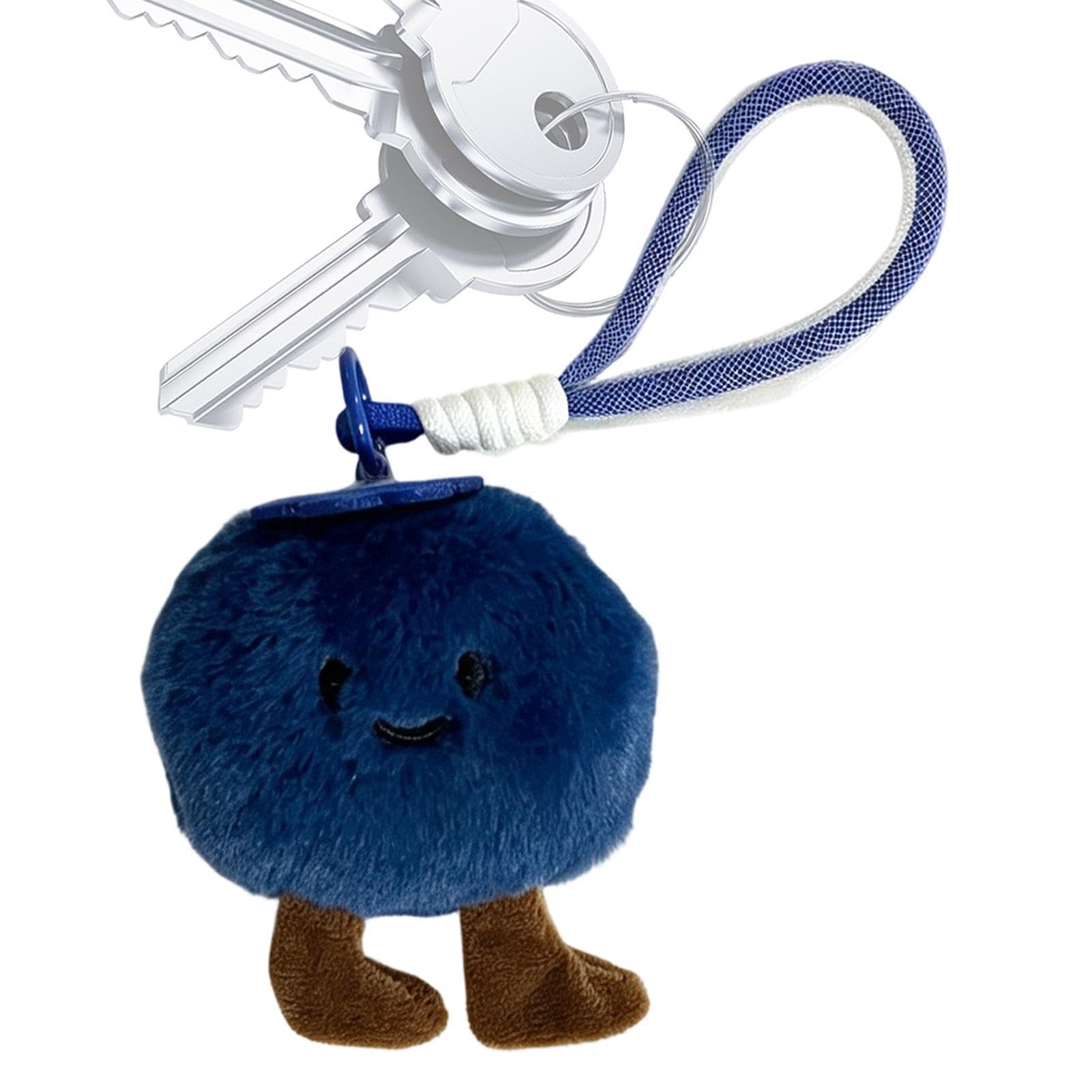 Generico Ciondolo Da Borsa Adorabile Peluche A Forma Di Mirtillo