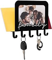 Vista 12 de GEGUTON Dogs Design - Llavero montado en la pared, acero, negro, con 2 tornillos, organiza llaves, decora el hogar, gran regalo para los amantes