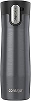 Vista 6 de Contigo West Loop - Taza de viaje de acero inoxidable con tapa AUTOSEAL, 16 onzas, acero inoxidable/negro