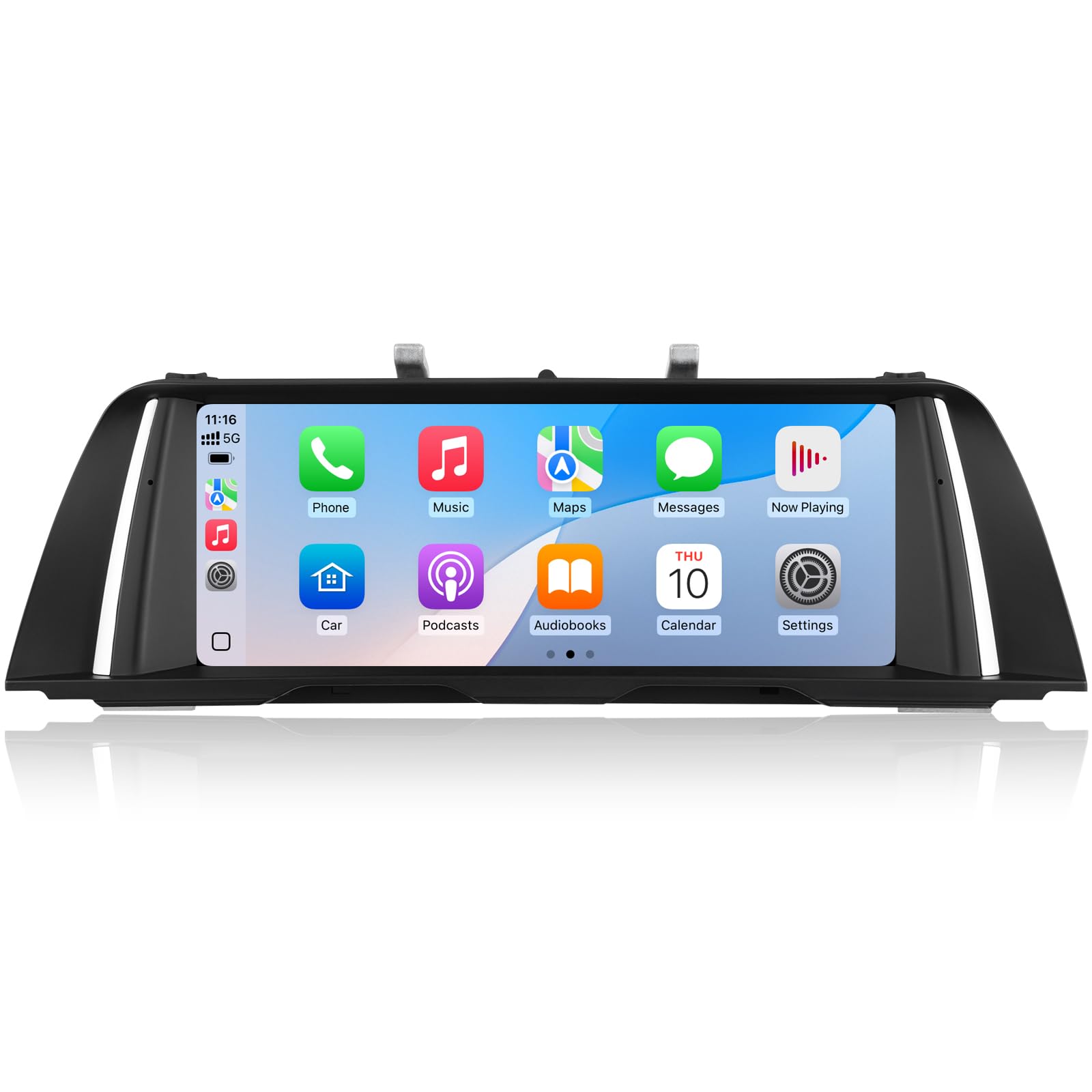 10.25 inch Touch Screen Wireless CarPlay for BMW 5 Series F10 F11(2011-2012) CIC System Android Auto Factory Car Radio Upgrade Original Stereo Amplifier Retained