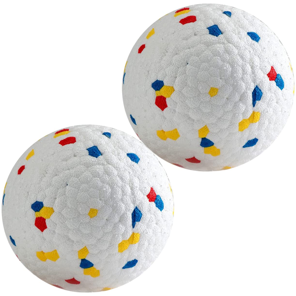 POPETPOP 4 Stück Hüpfender Ball Schmeiß Es Eier Bälle Für Hunde Beißspielzeug Für Welpen Welpen-backenzahnkauer Welpenkaustock Welpenzahnplüsch Interaktive Kugel Groß E-TPU-Material