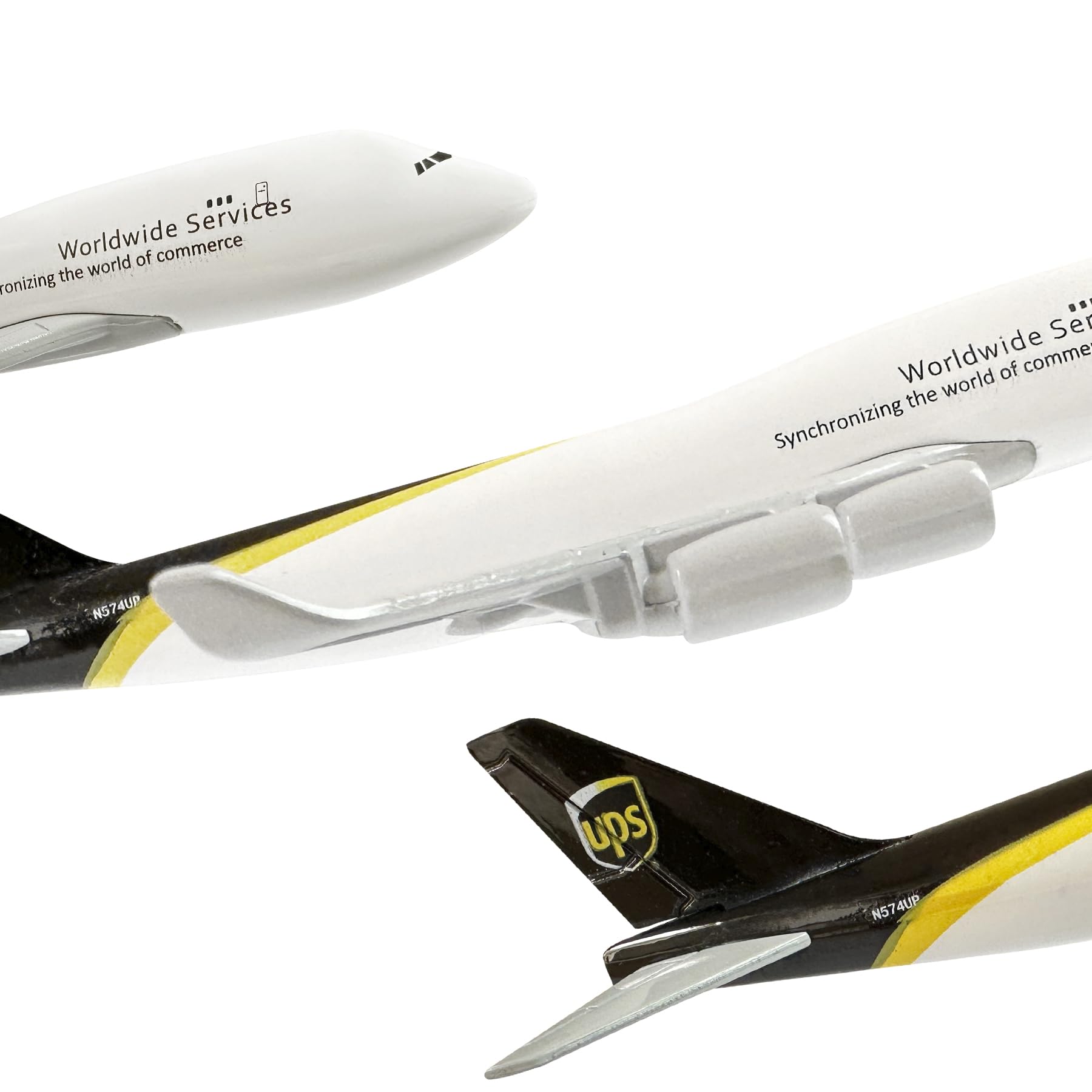 Bswath 1:400 Scale Model Airplane Model Plane Diecast Airplanes for Gift and Collection (B747) - Image 3