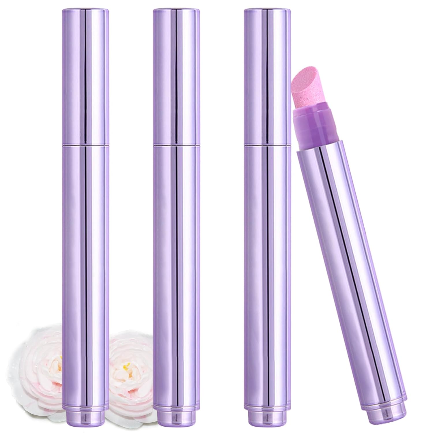 3PCS 3-in-1 Cuticle Oil Pen, Sassy Tip Cuticle Pusher Pen for nails care | Nail Buffer Pen with Ceramic Tip, Nail Pusher Cuticle for Hangnails and Dry Nails, Nourishing Damaged Nails Care & Treatment