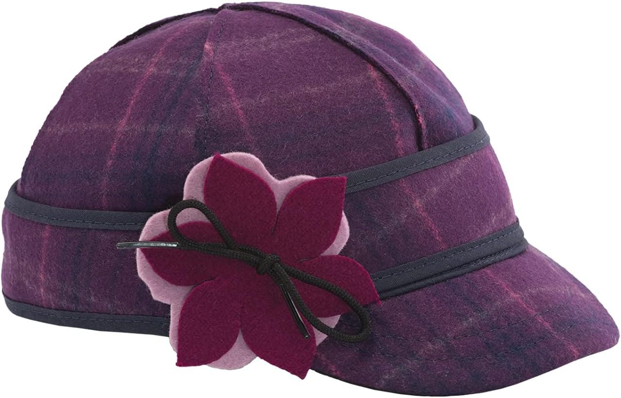 Stormy Kromer Lil' Petal Pusher Cap - Kids' Decorative Winter Hat, Wool Hat with Ear Flaps