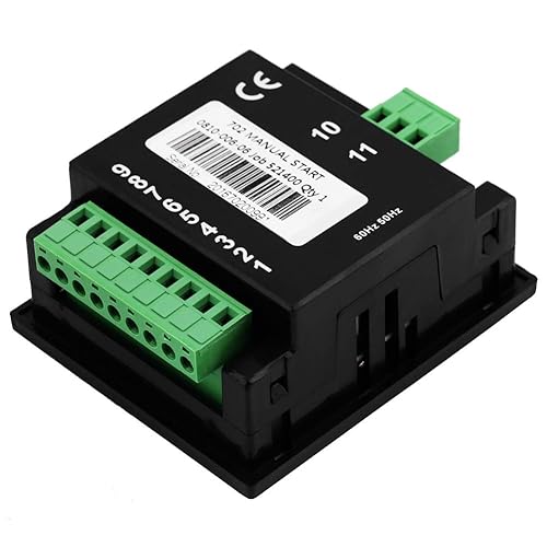 Miniatura 8 de Controlador de generador, panel controlador de generador de arranque manual con teclas para módulo de control del generador, panel de control del