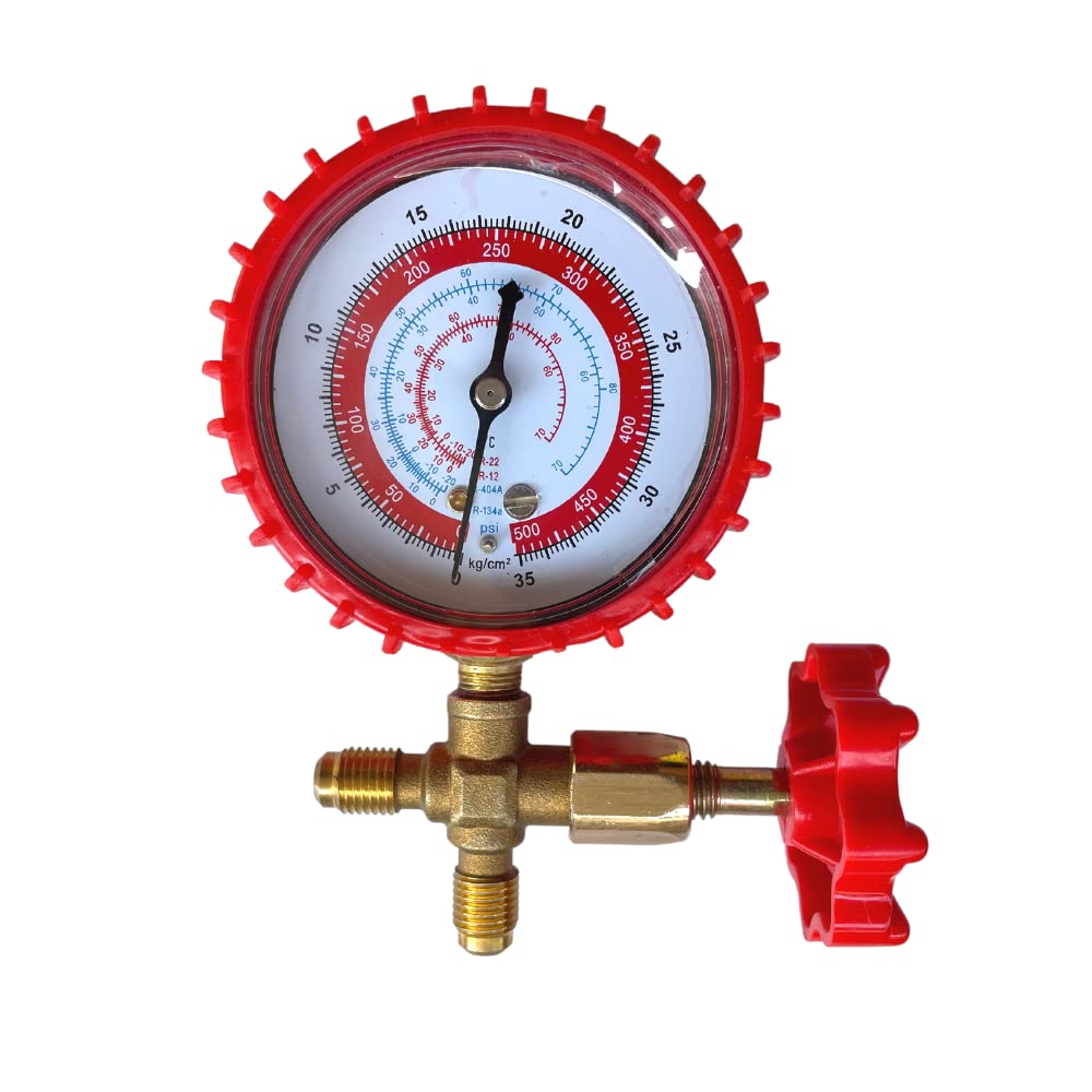 SATYWALI Single Gauge Manifold Compatible For All Gases R22, R134, R410A, R404A (Pressure 0 to 500 Psi) (B08S2X39WJ) Amazon Price History, Amazon Price Tracker