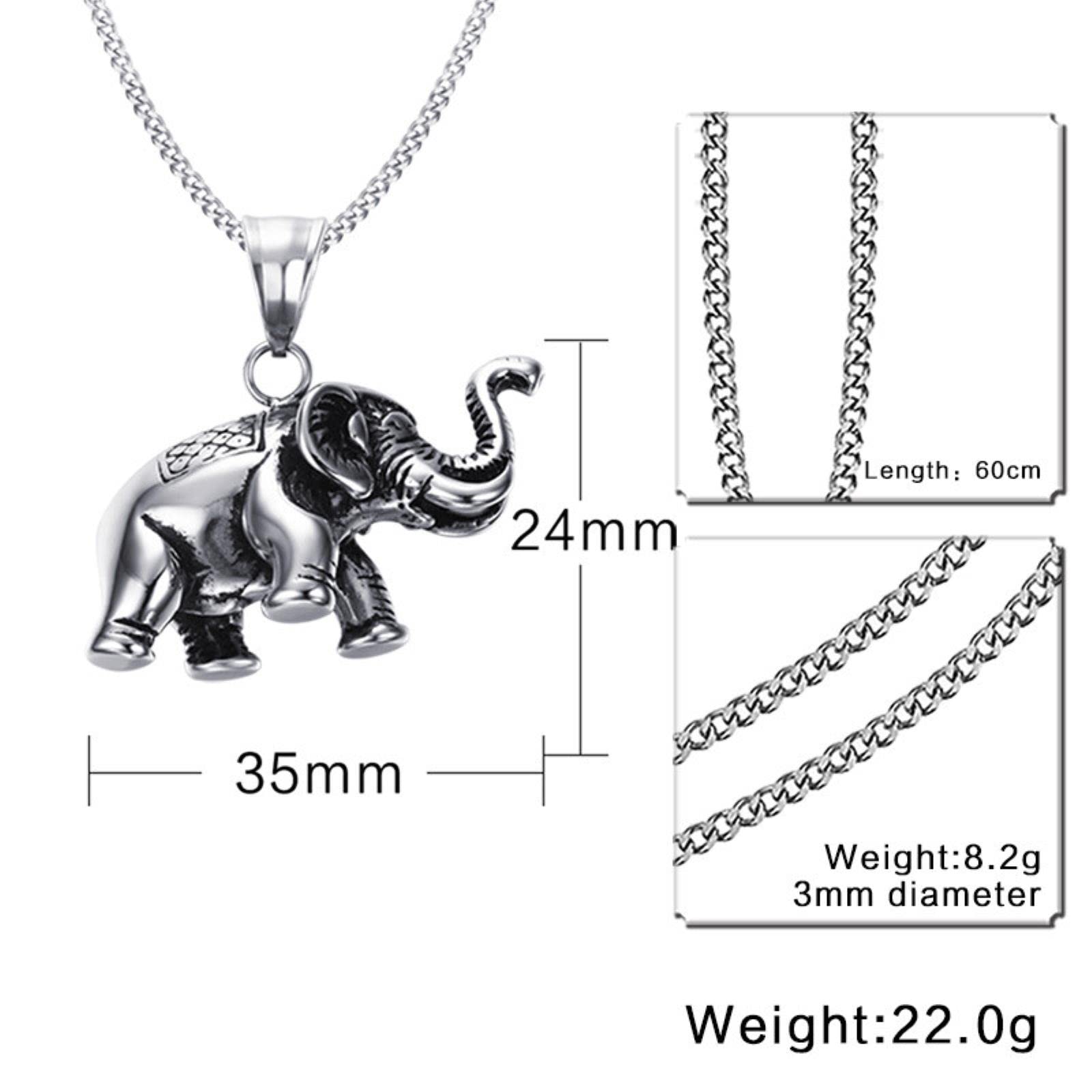 Olifant Boeddha Hanger Titanium Staal Hoge Hardheid Exquise Textuur Ganesha Hanger voor Mannen Vrouwen kopen vanaf een prijs van 11