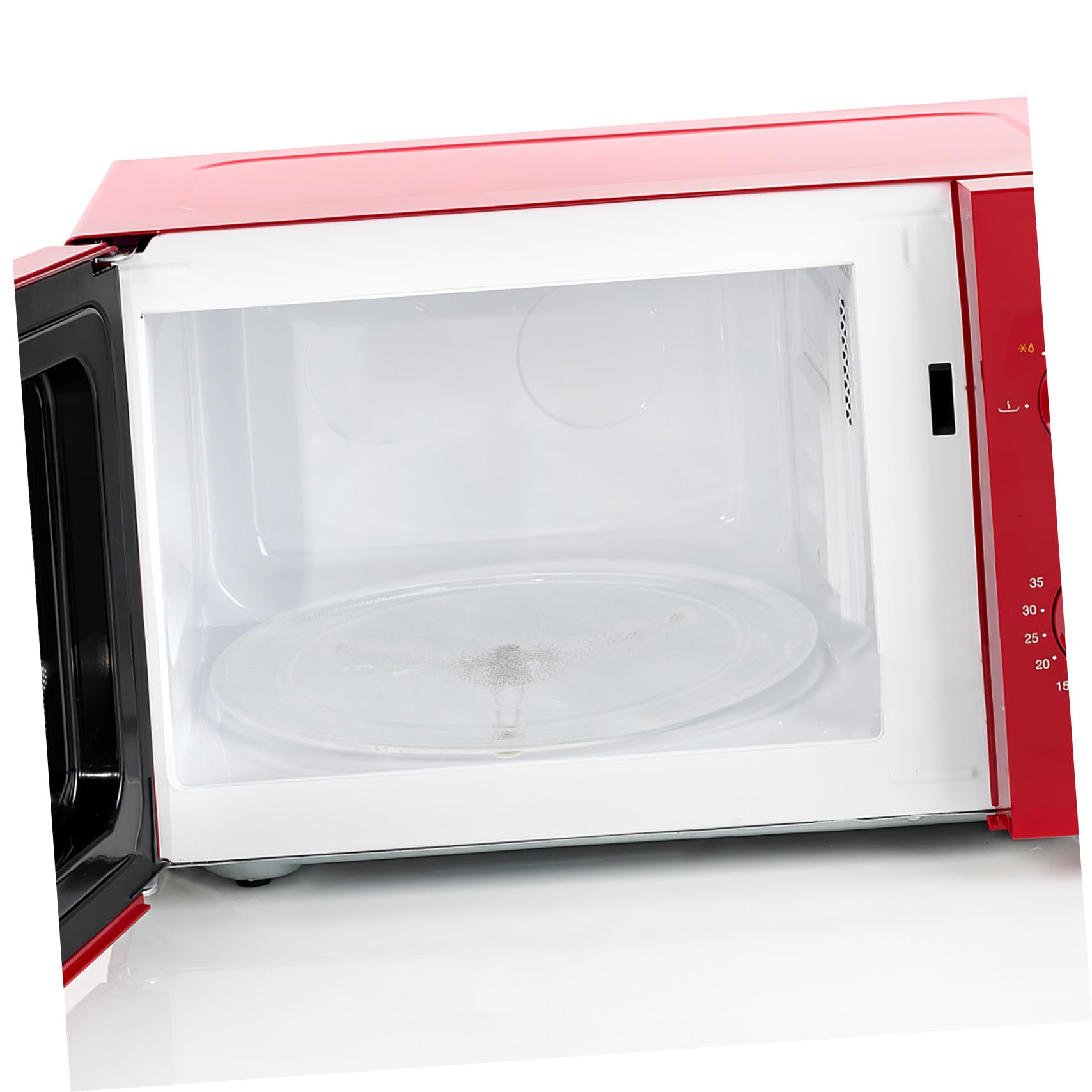 SEWACC Microwave Glass Turntable Replacement Plate Heat-resistant Glass Tray With Silent Roller Ring Support For Even Cooking In Microwave Ovens