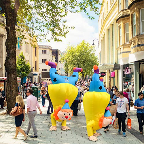 Bestfire Inflatable Costume Adult Clown Party Costume Blow Up Costume Full Body Fun Halloween Costume Inflatable Suit For Chrismas Costume, Clothes Masquerade, Cosplay Easter Holiday Costumes #TOP1