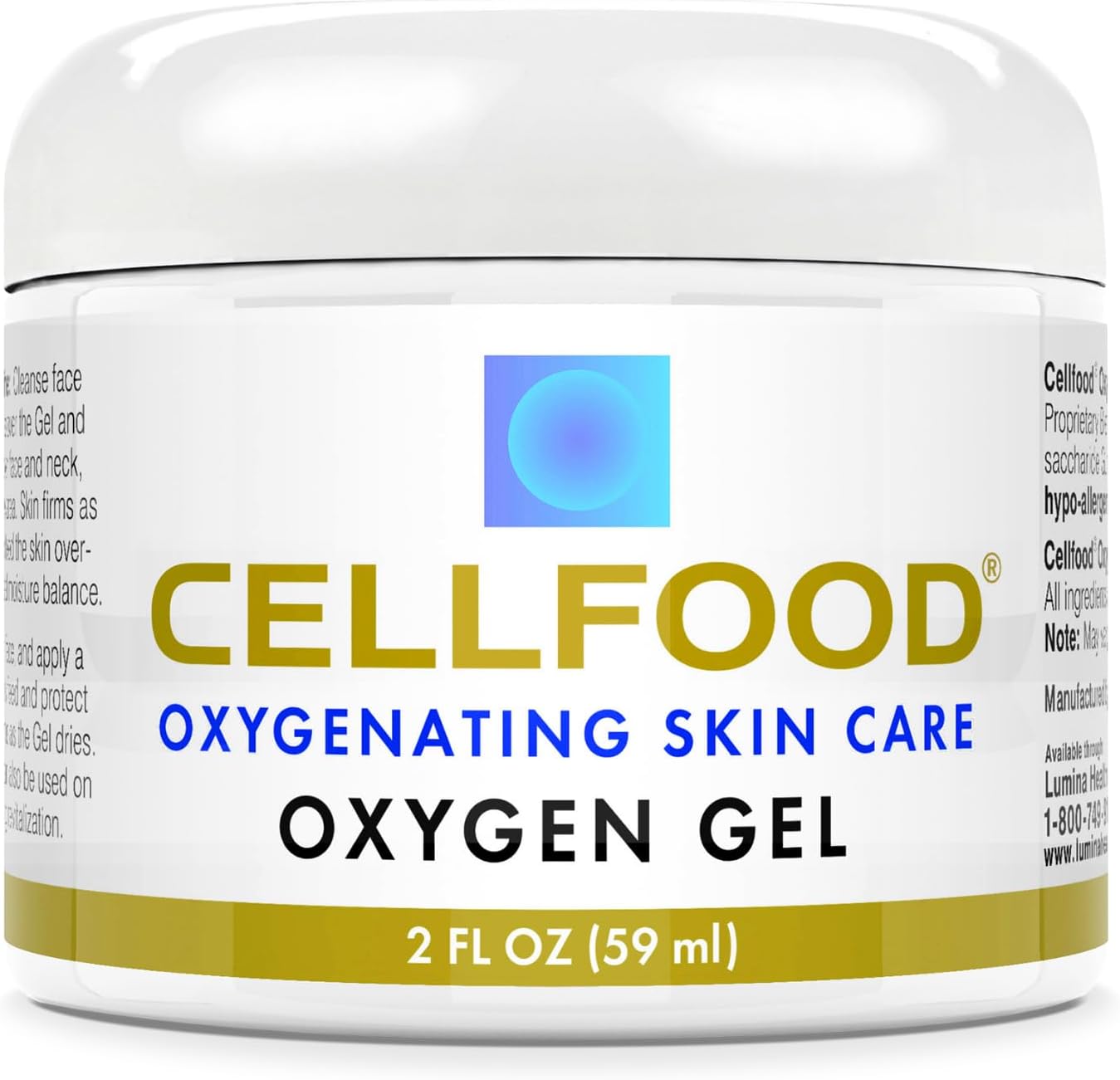 Lumina Health Products Cellfood Oxygenating Skin Care – Oxygen Gel 2 fl.oz